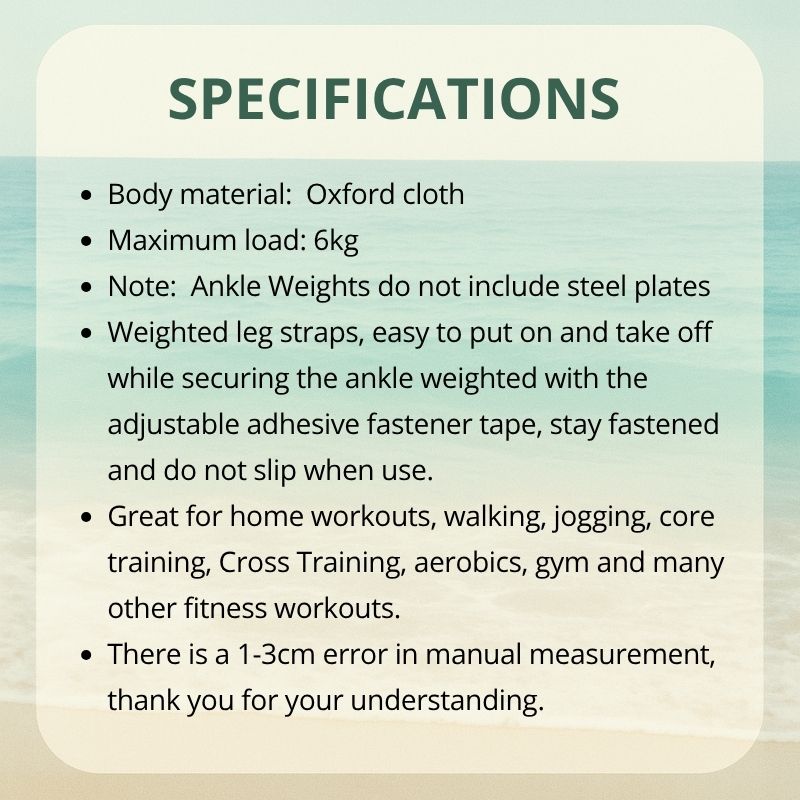 Adjustable Ankle Training Weights