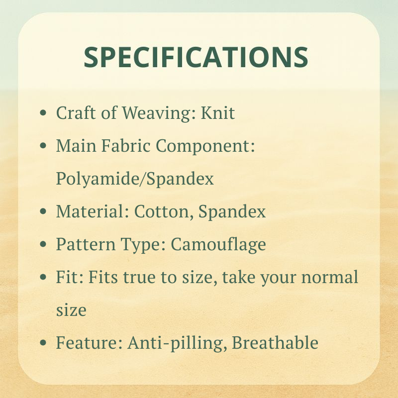 Camouflage Low Waist Men’s Briefs