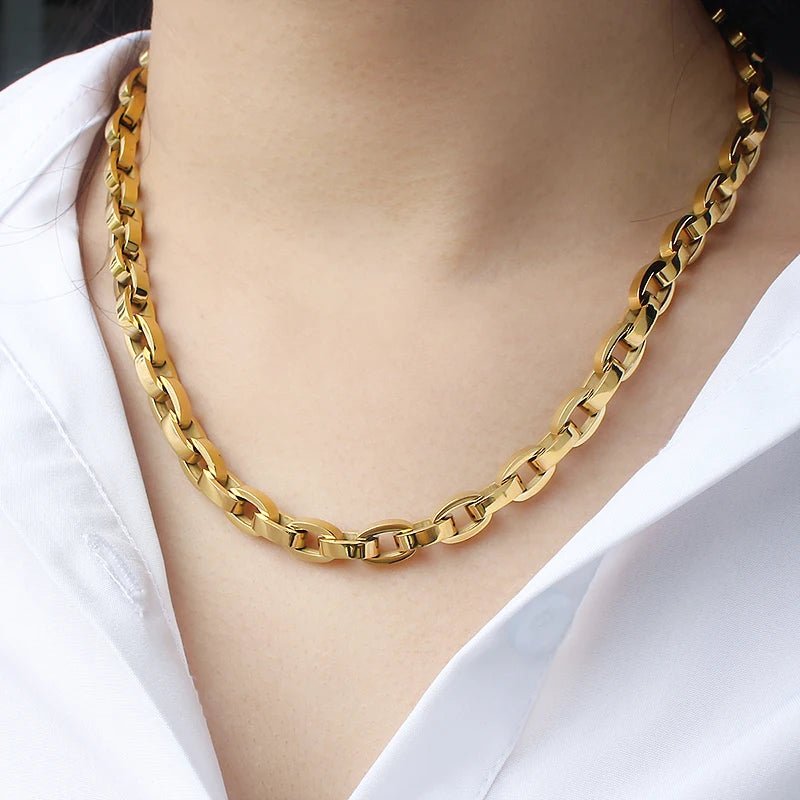 18K Gold - Plated Necklace - WOWihte