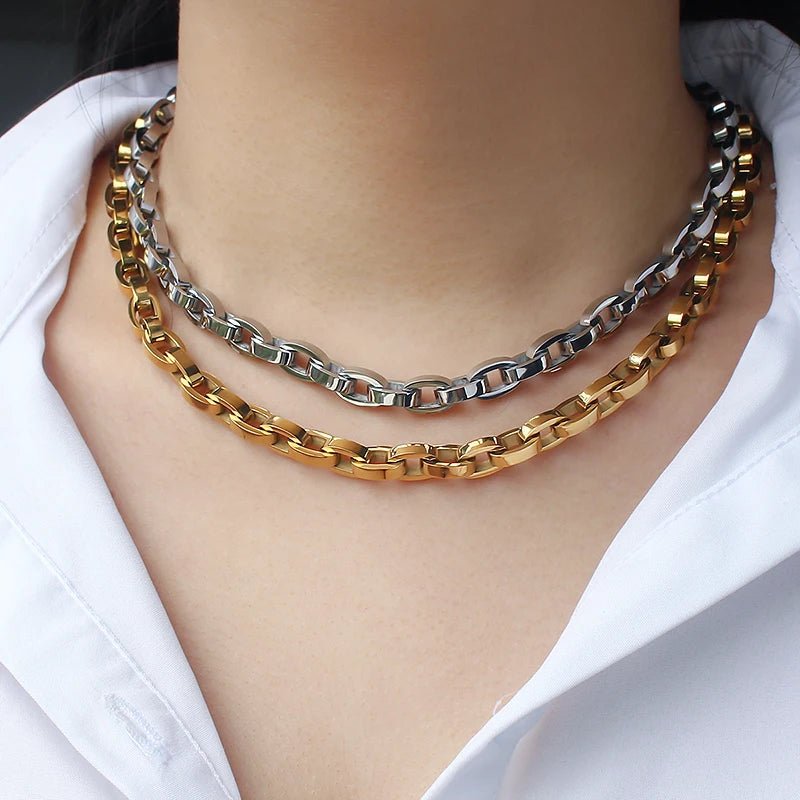 18K Gold - Plated Necklace - WOWihte