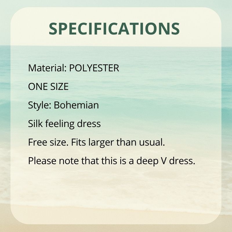 Boho Floral V-Neck Kaftan