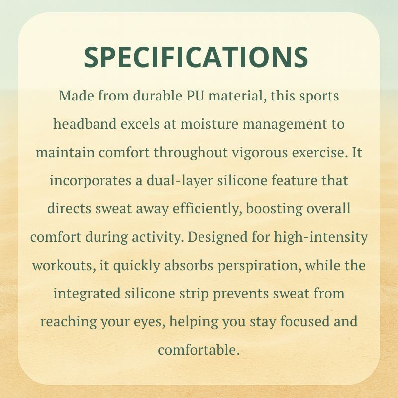 Moisture-Wicking Sports Headband