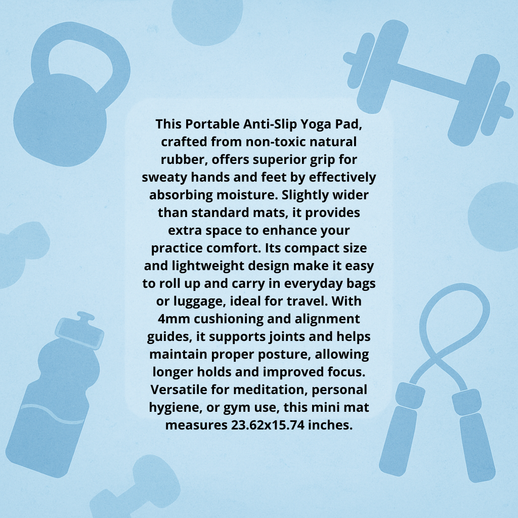 Portable Anti-Slip Yoga Pad