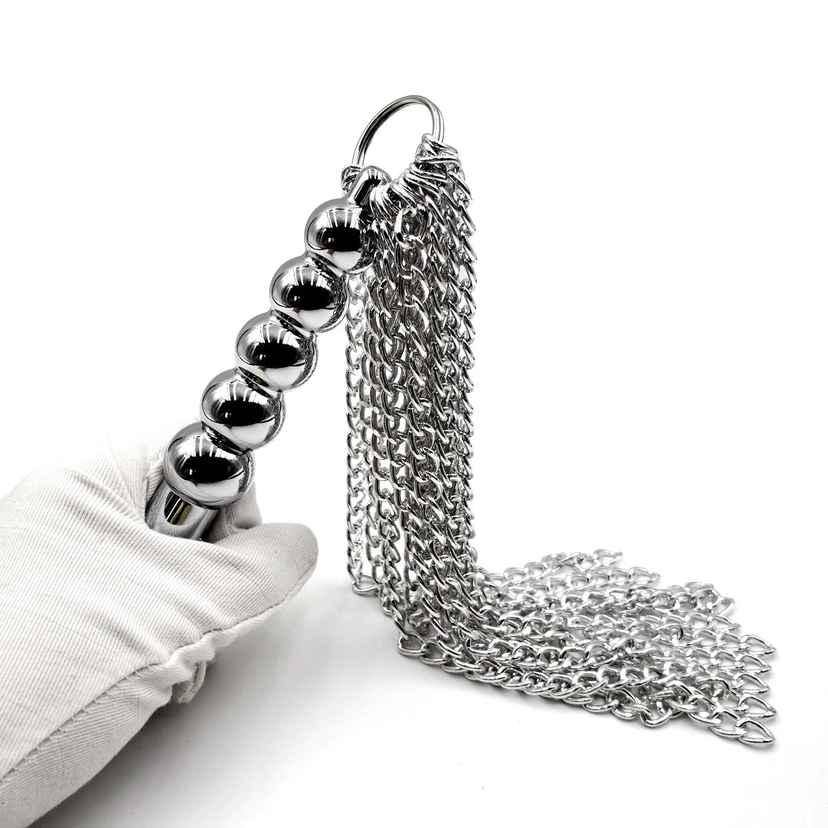 Flirtatious BDSM Metal Anal Plug Set for Spanking Games and Sexual Wellness - WOWihte