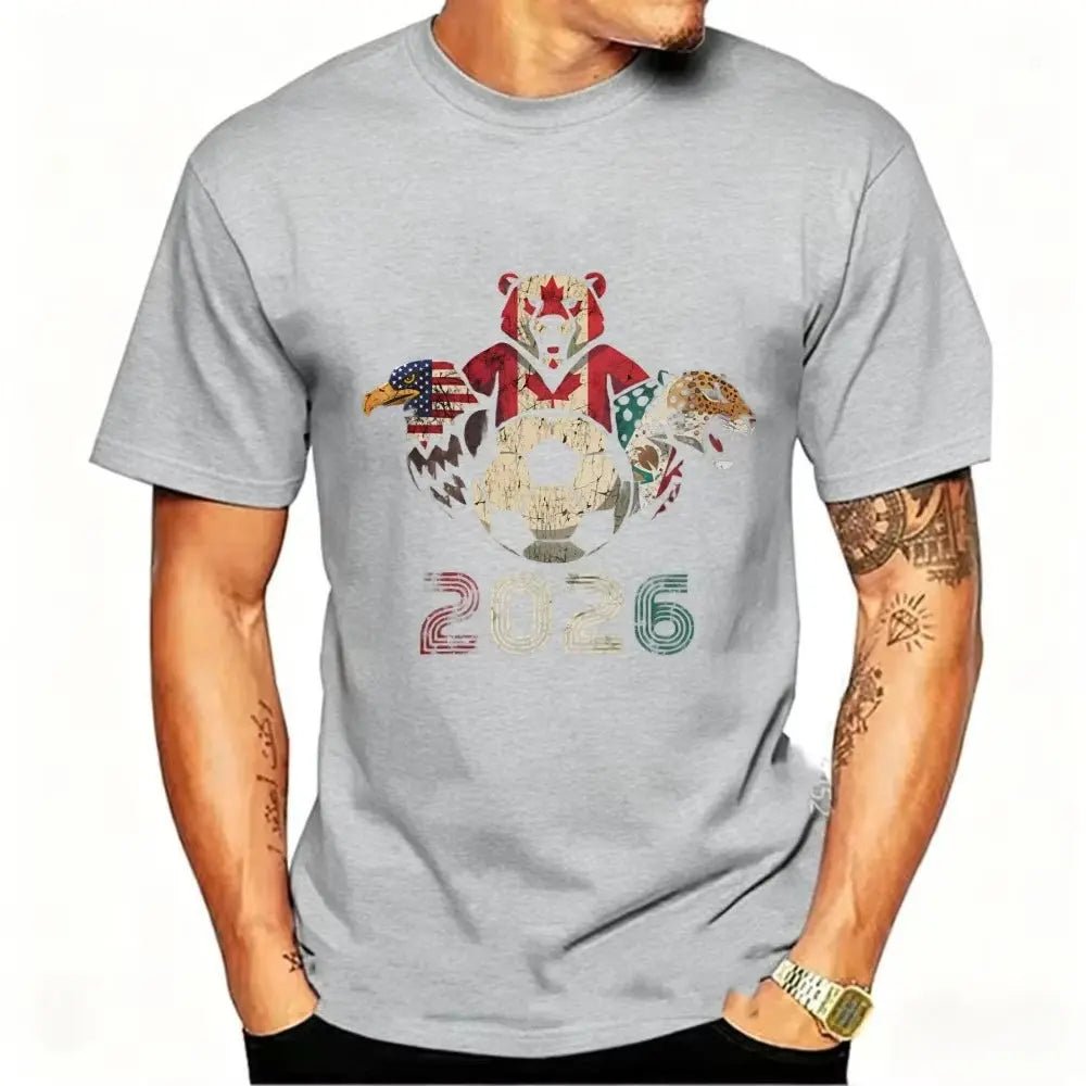 2026 USA Canada Mexico Soccer Tee - WOWihte