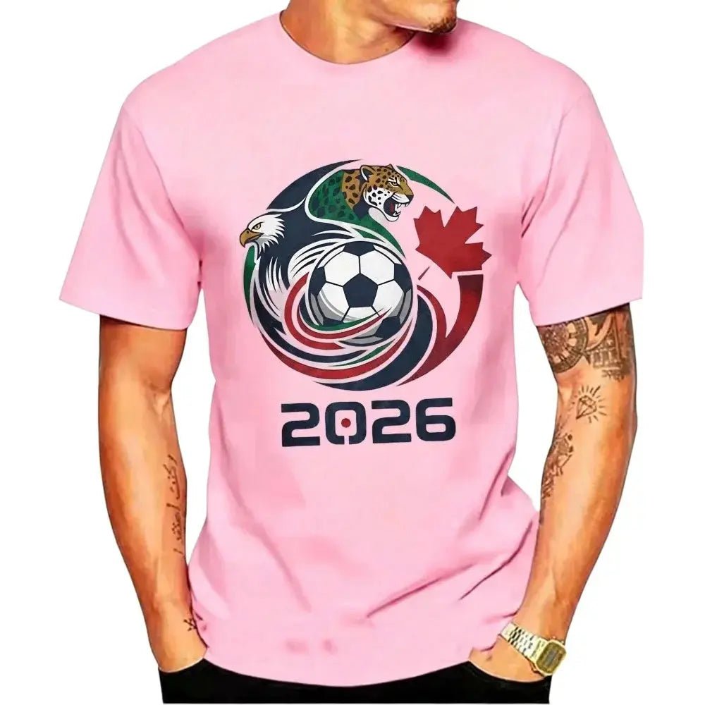 2026 USA Canada Mexico Soccer Tee - WOWihte