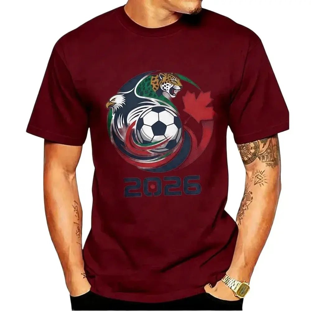 2026 USA Canada Mexico Soccer Tee - WOWihte