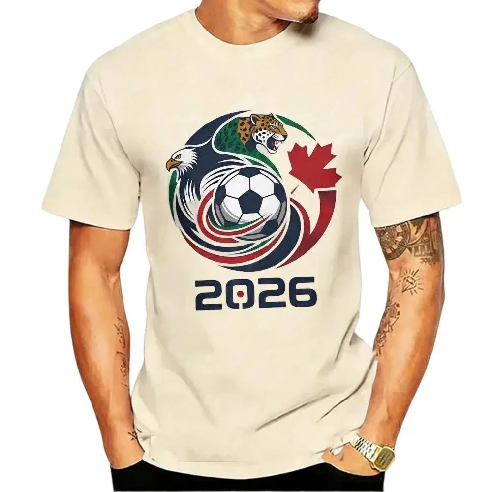 2026 USA Canada Mexico Soccer Tee - WOWihte