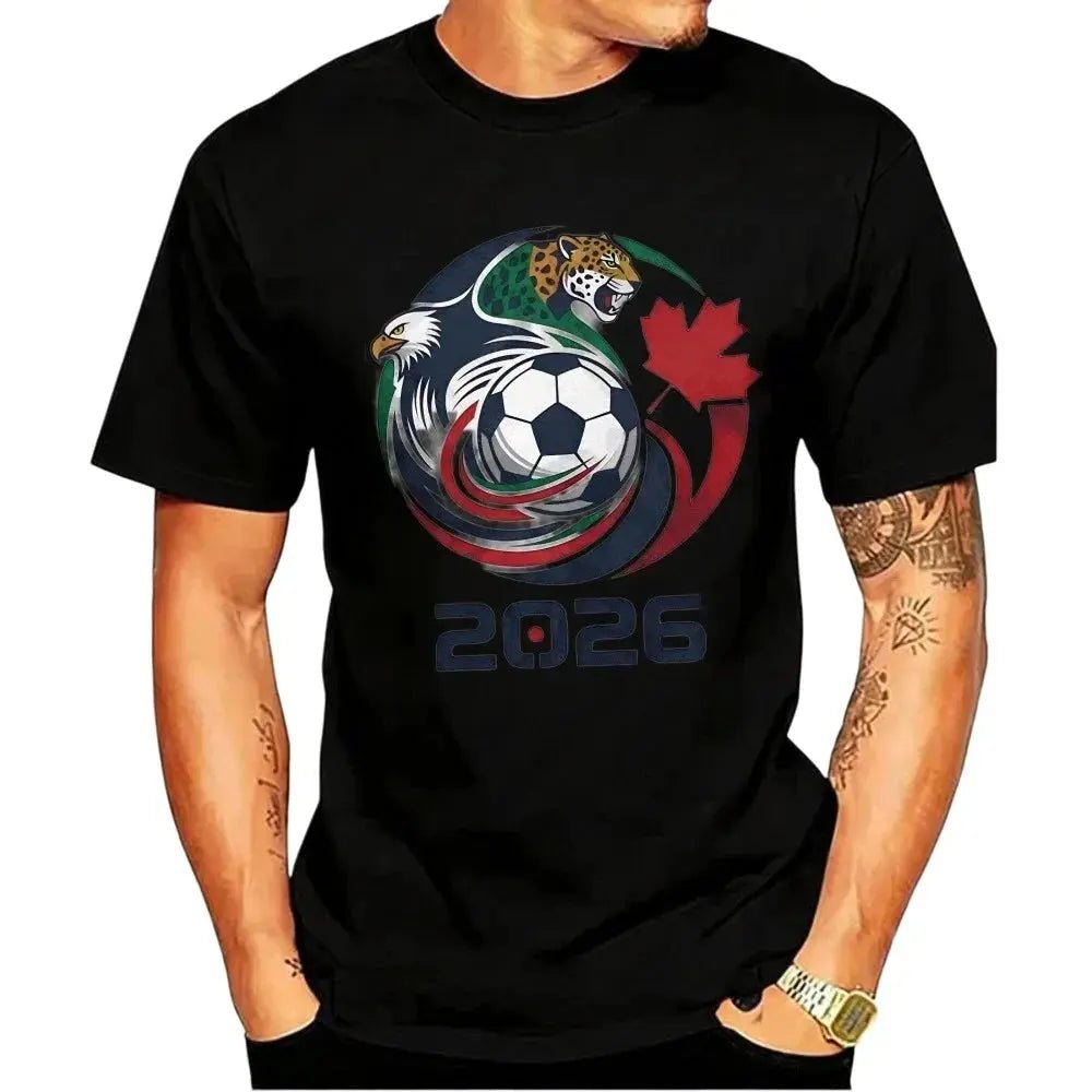 2026 USA Canada Mexico Soccer Tee - WOWihte