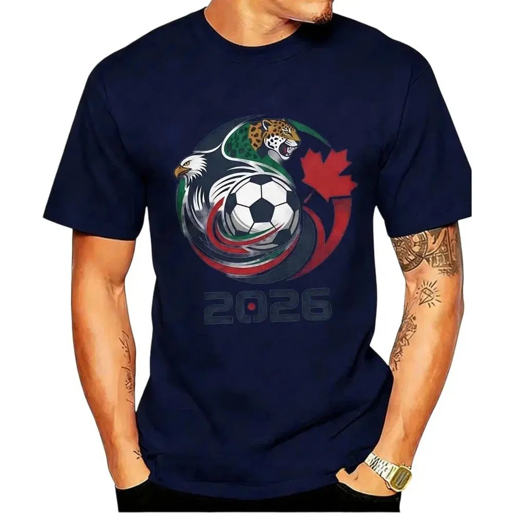 2026 USA Canada Mexico Soccer Tee - WOWihte