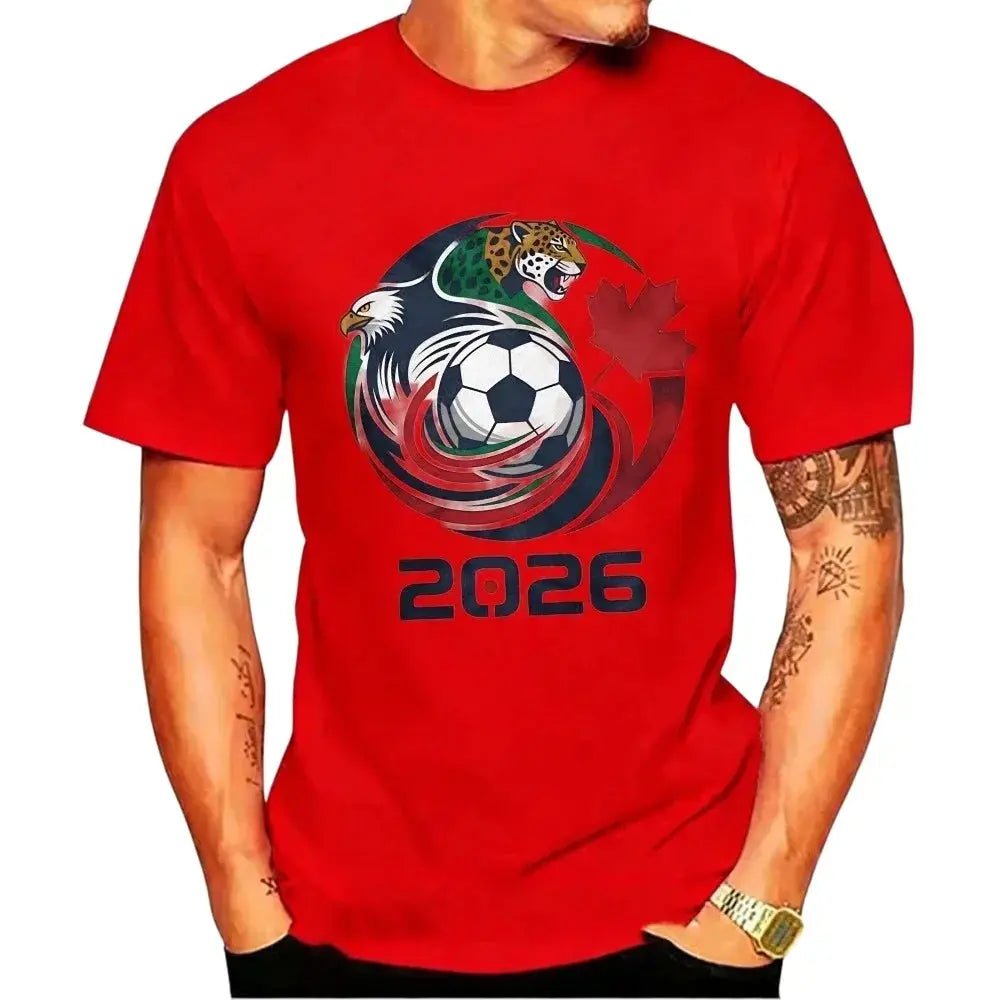2026 USA Canada Mexico Soccer Tee - WOWihte