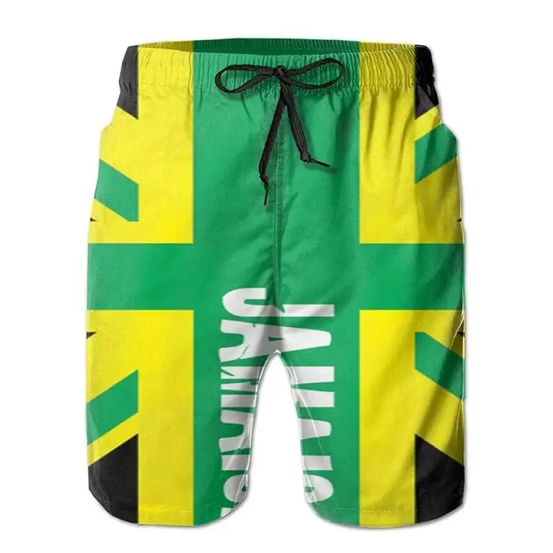 3D Jamaican Flag Trunks - WOWihte