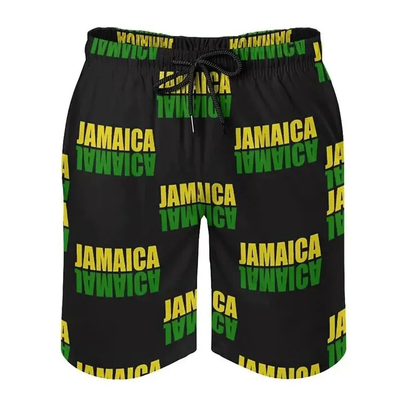3D Jamaican Flag Trunks - WOWihte