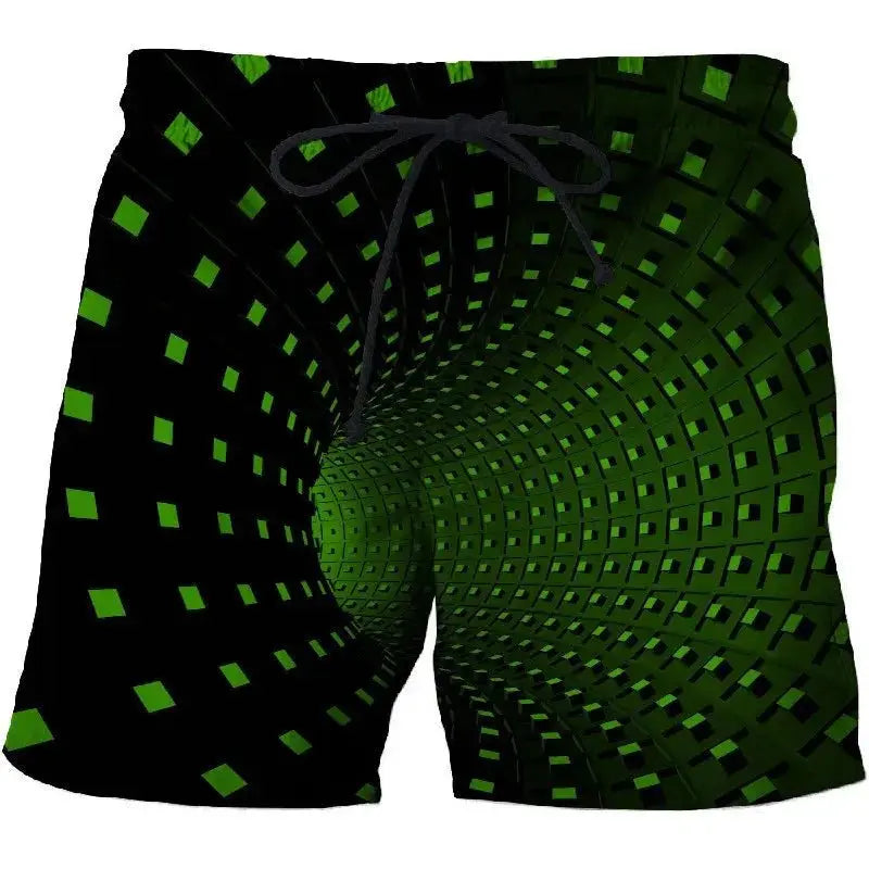 3D Printed Fantasy Beach Shorts - WOWihte