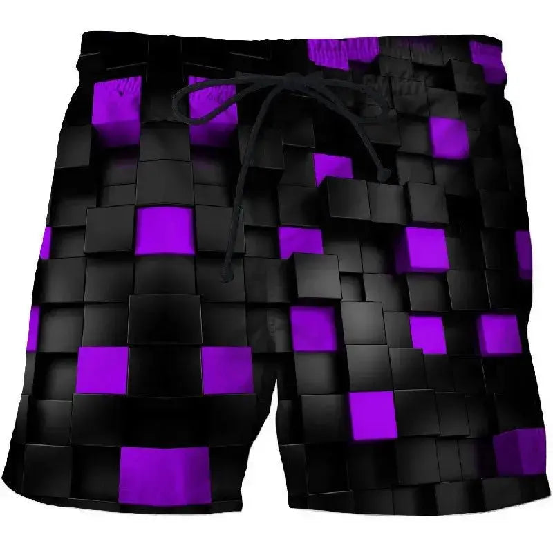 3D Printed Fantasy Beach Shorts - WOWihte