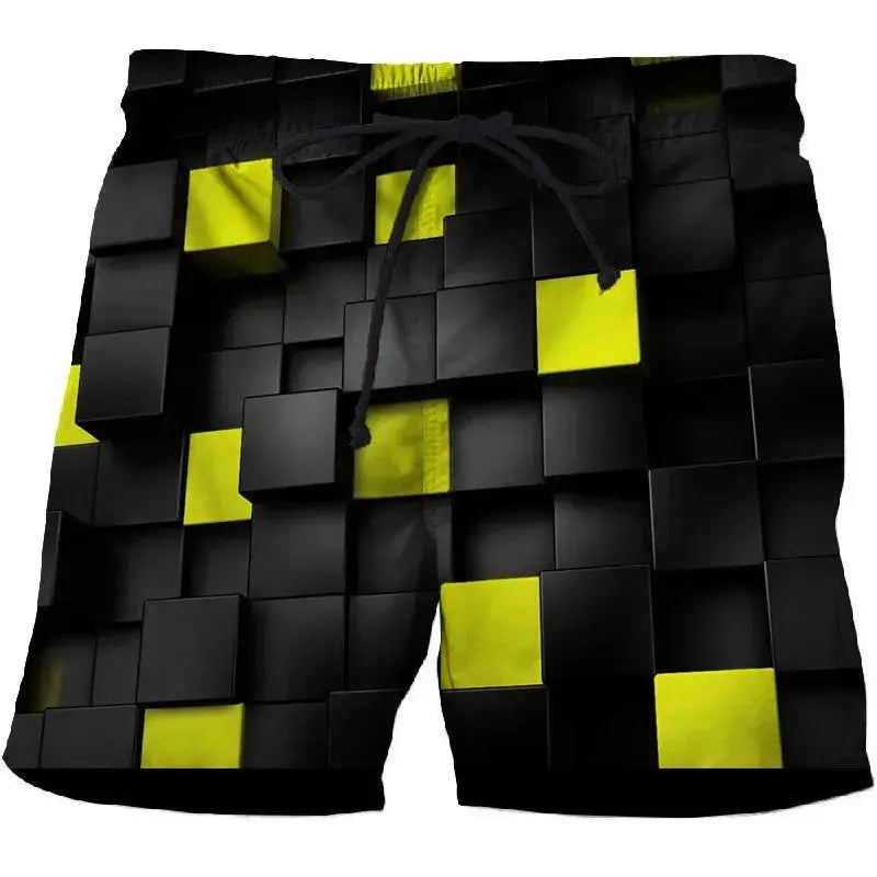 3D Printed Fantasy Beach Shorts - WOWihte