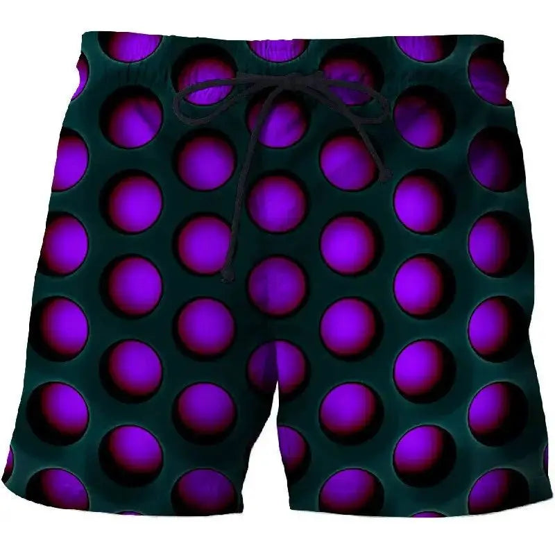 3D Printed Fantasy Beach Shorts - WOWihte