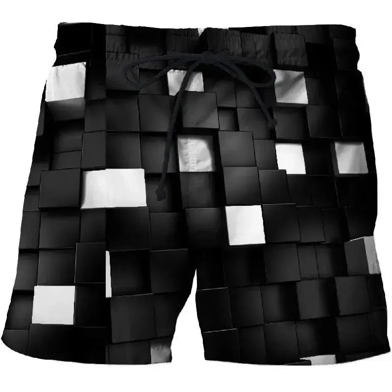 3D Printed Fantasy Beach Shorts - WOWihte