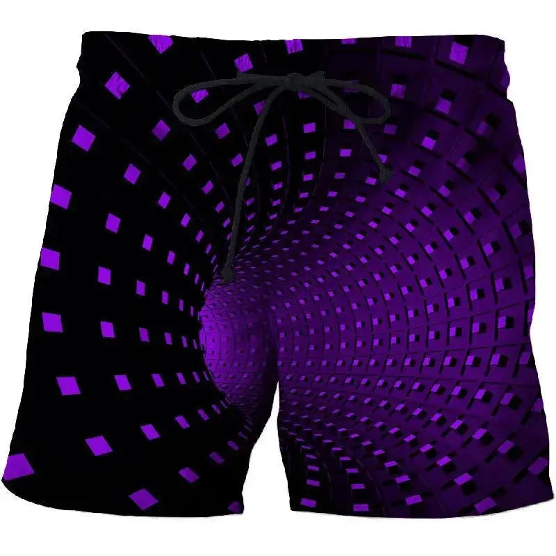 3D Printed Fantasy Beach Shorts - WOWihte