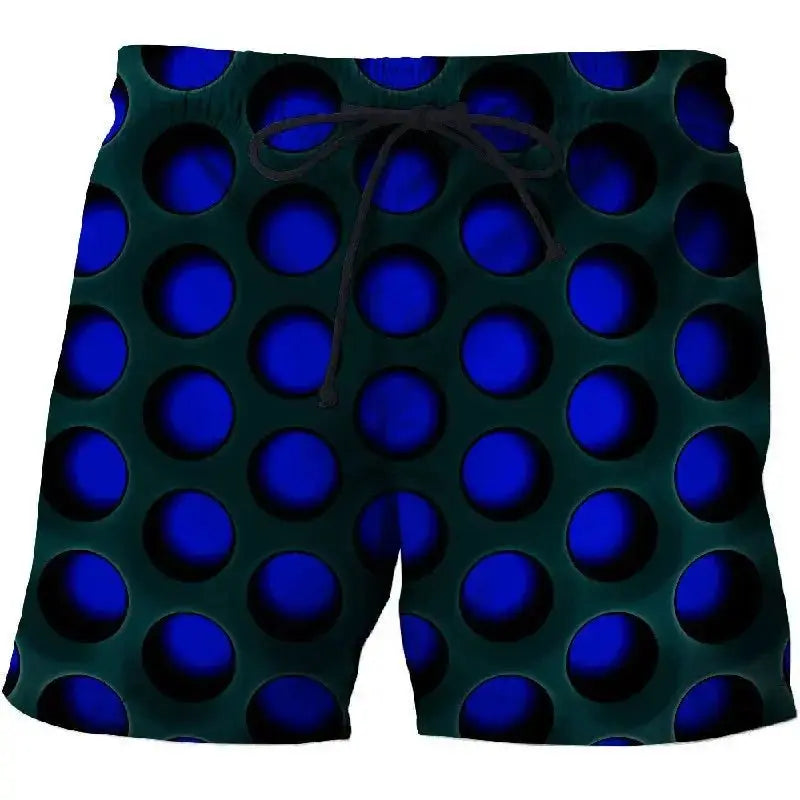 3D Printed Fantasy Beach Shorts - WOWihte