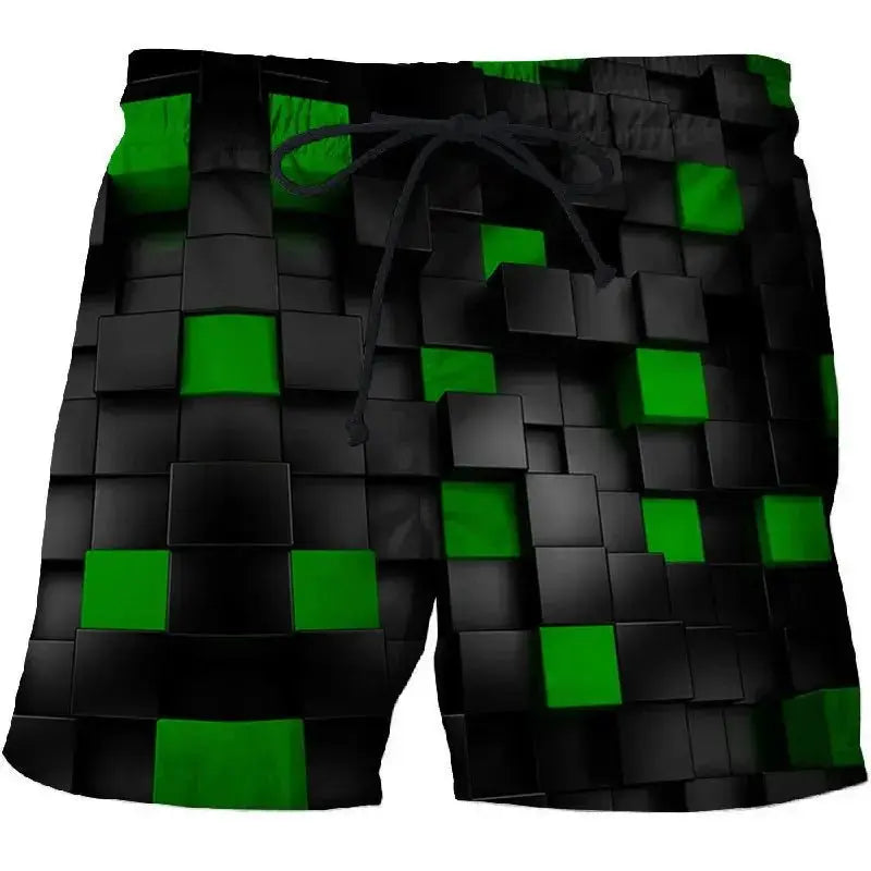 3D Printed Fantasy Beach Shorts - WOWihte