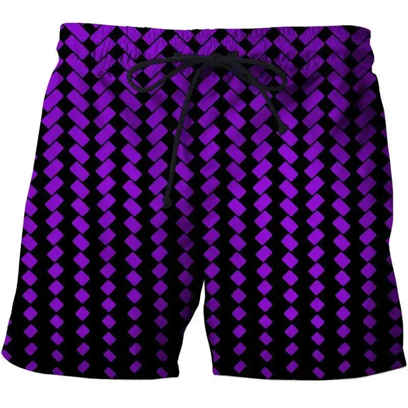 3D Printed Fantasy Beach Shorts - WOWihte