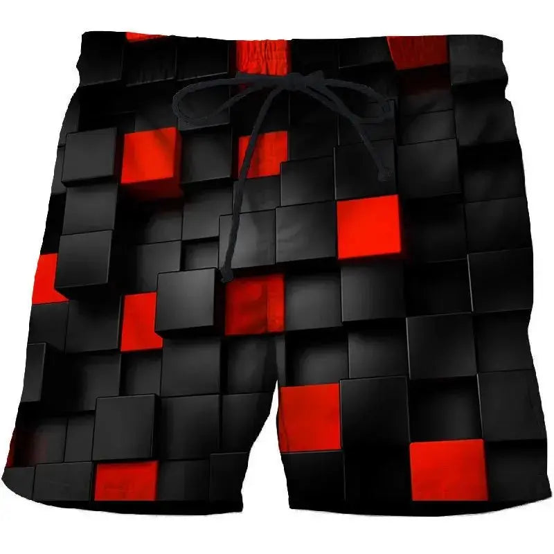 3D Printed Fantasy Beach Shorts - WOWihte
