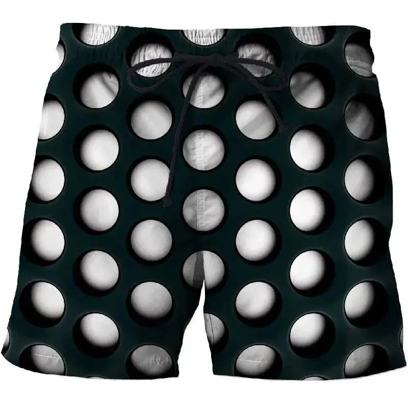 3D Printed Fantasy Beach Shorts - WOWihte