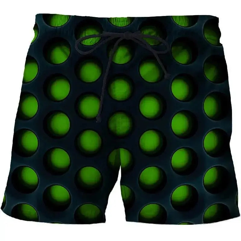 3D Printed Fantasy Beach Shorts - WOWihte