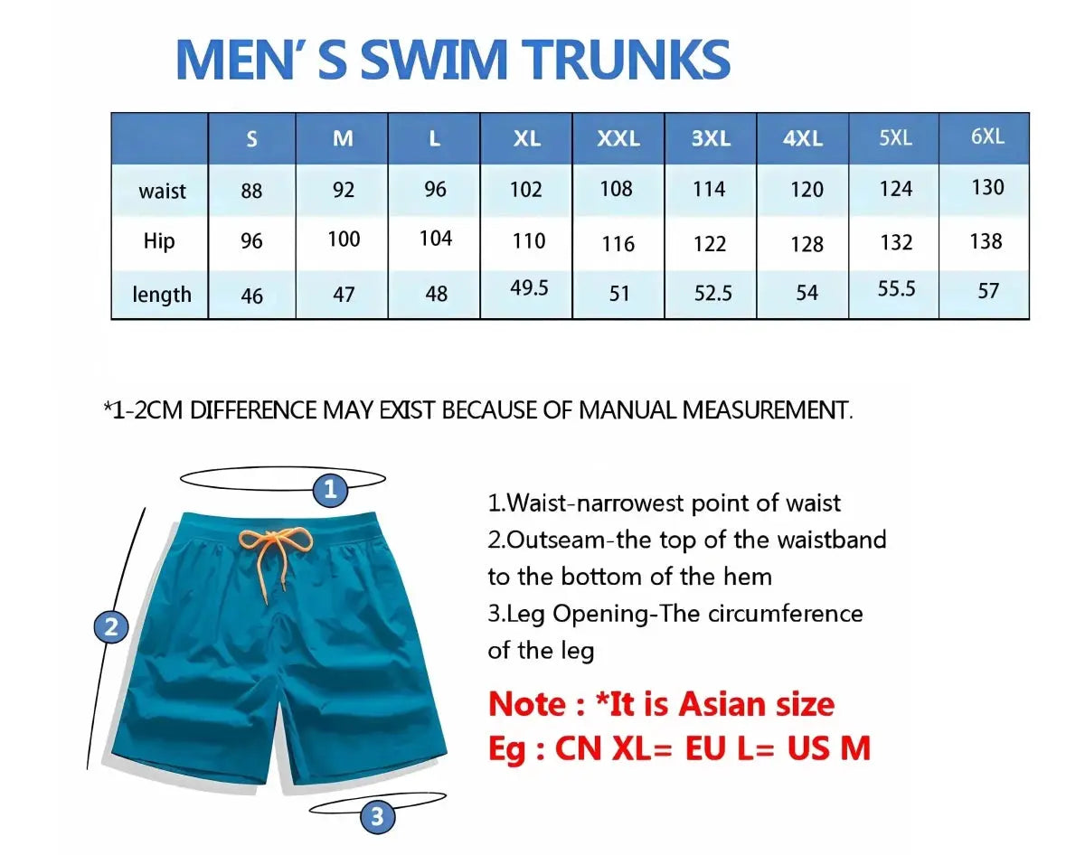 3D Shark Print Hawaiian Swim Trunks - WOWihte