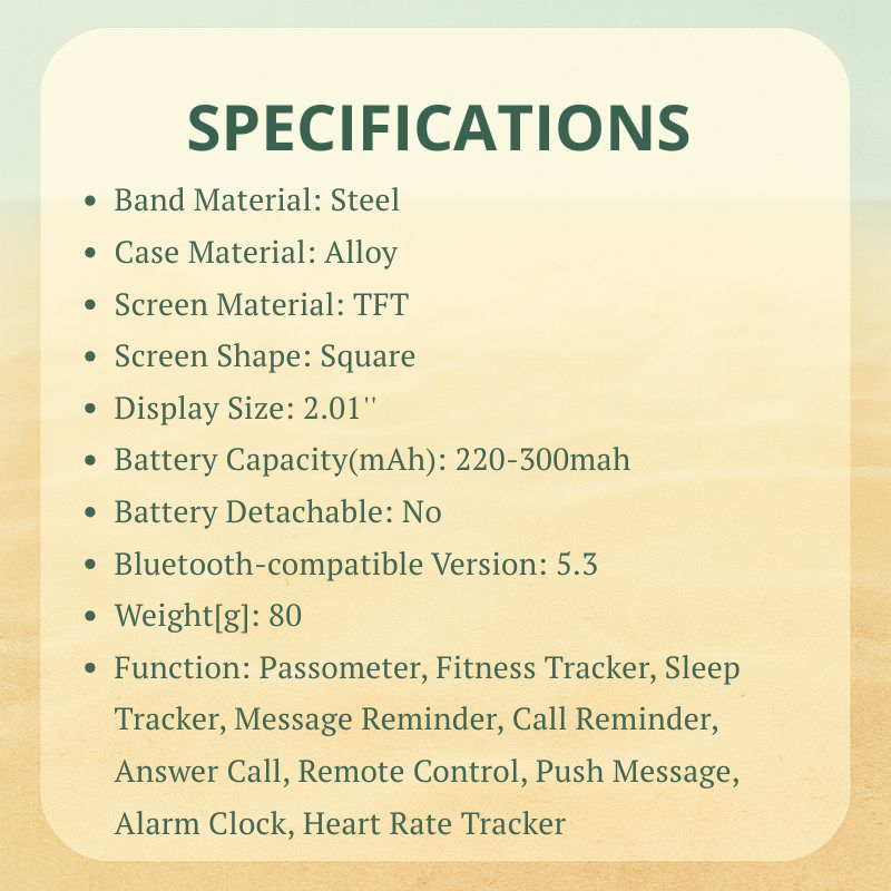 Bluetooth Fitness Smartwatch