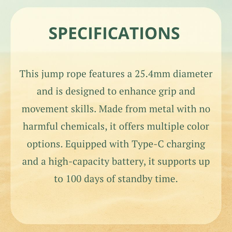Luminous Rechargeable Fitness Jump Rope