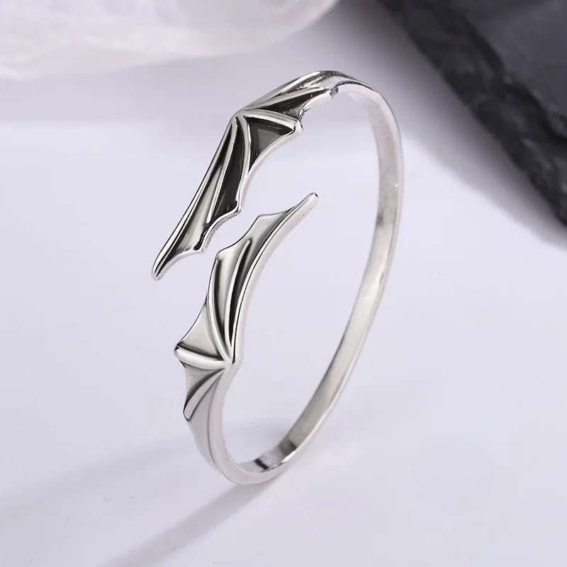 925 Sterling Feather Flower Bracelet - WOWihte