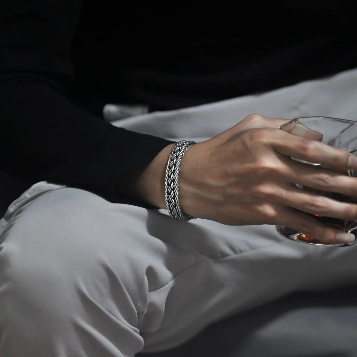 925 Sterling Grape Charm Bracelet - WOWihte