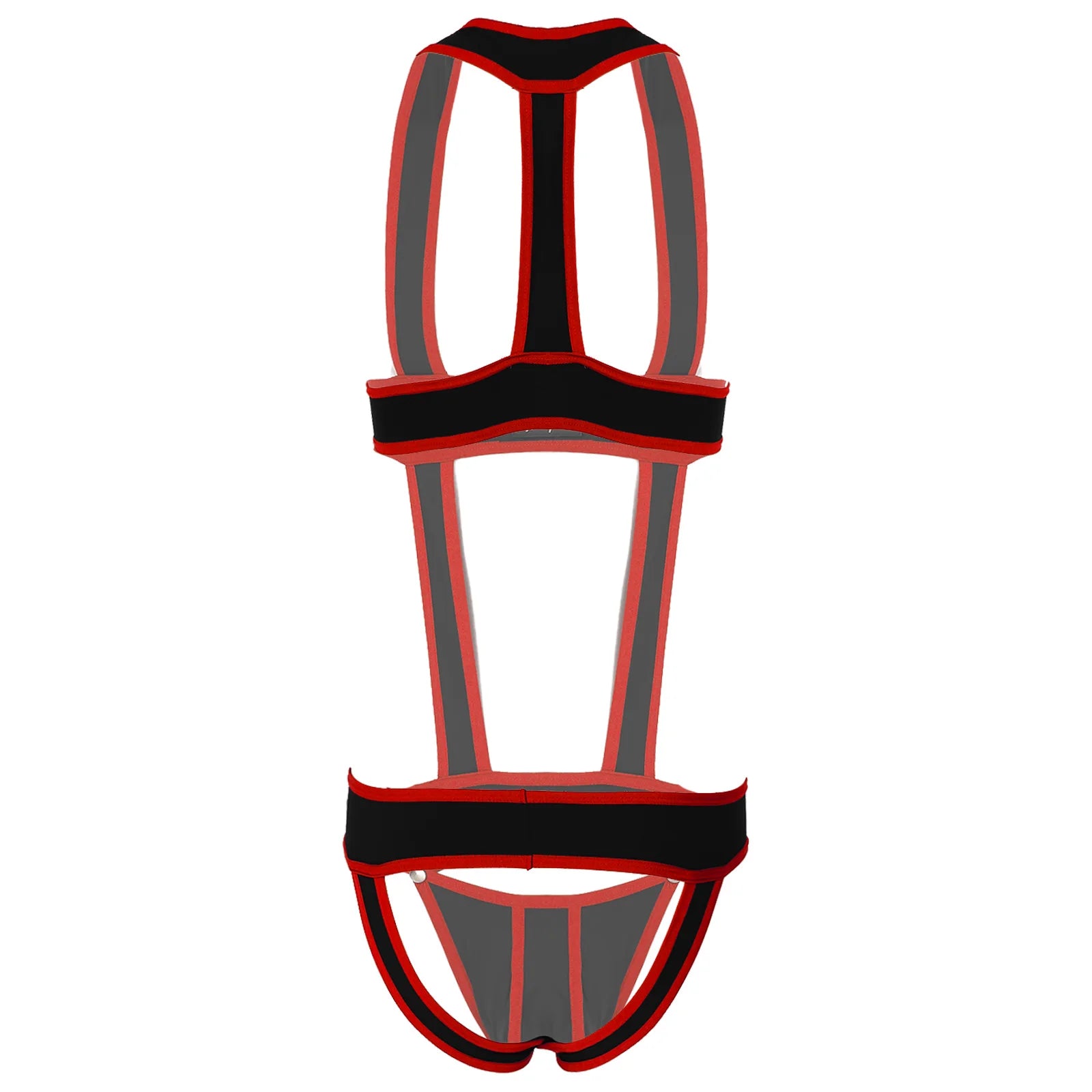 Men's Hollow-Out Jockstrap Bodysuit