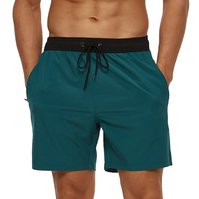 Men's Quick-Dry Adjustable Swim Shorts