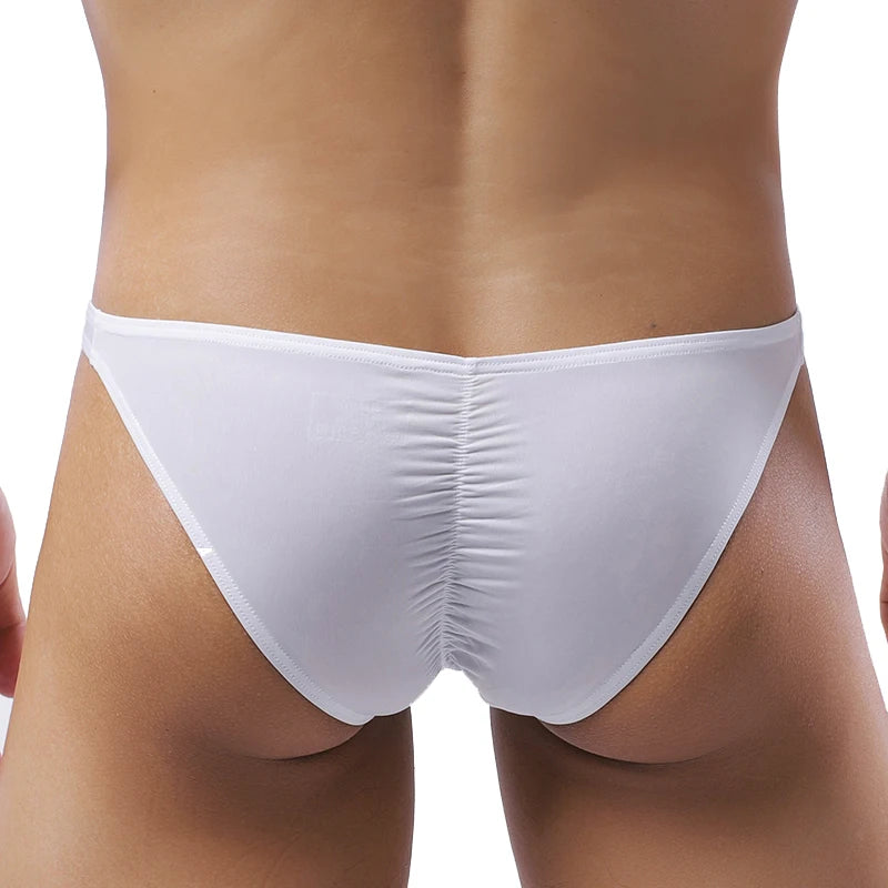 Cooling Ice Silk Low-Waist Briefs