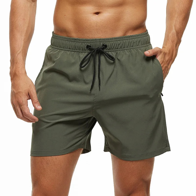 Men's Quick-Dry Adjustable Swim Shorts