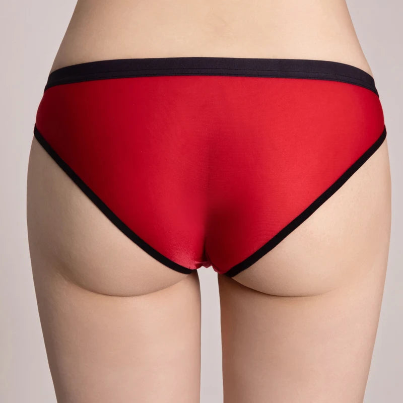 Seamless Ice-Silk Sheer Briefs