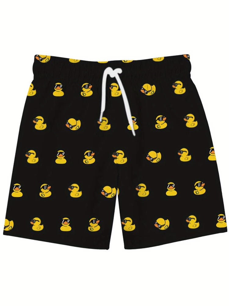Sexy Yellow Duck Swim Shorts