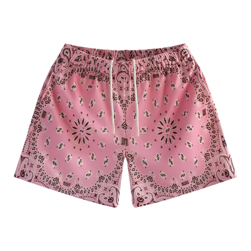 Cashew Graphics Print Beach Shorts