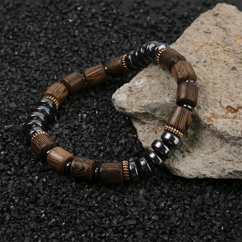 Handmade Black Hematite Bracelet