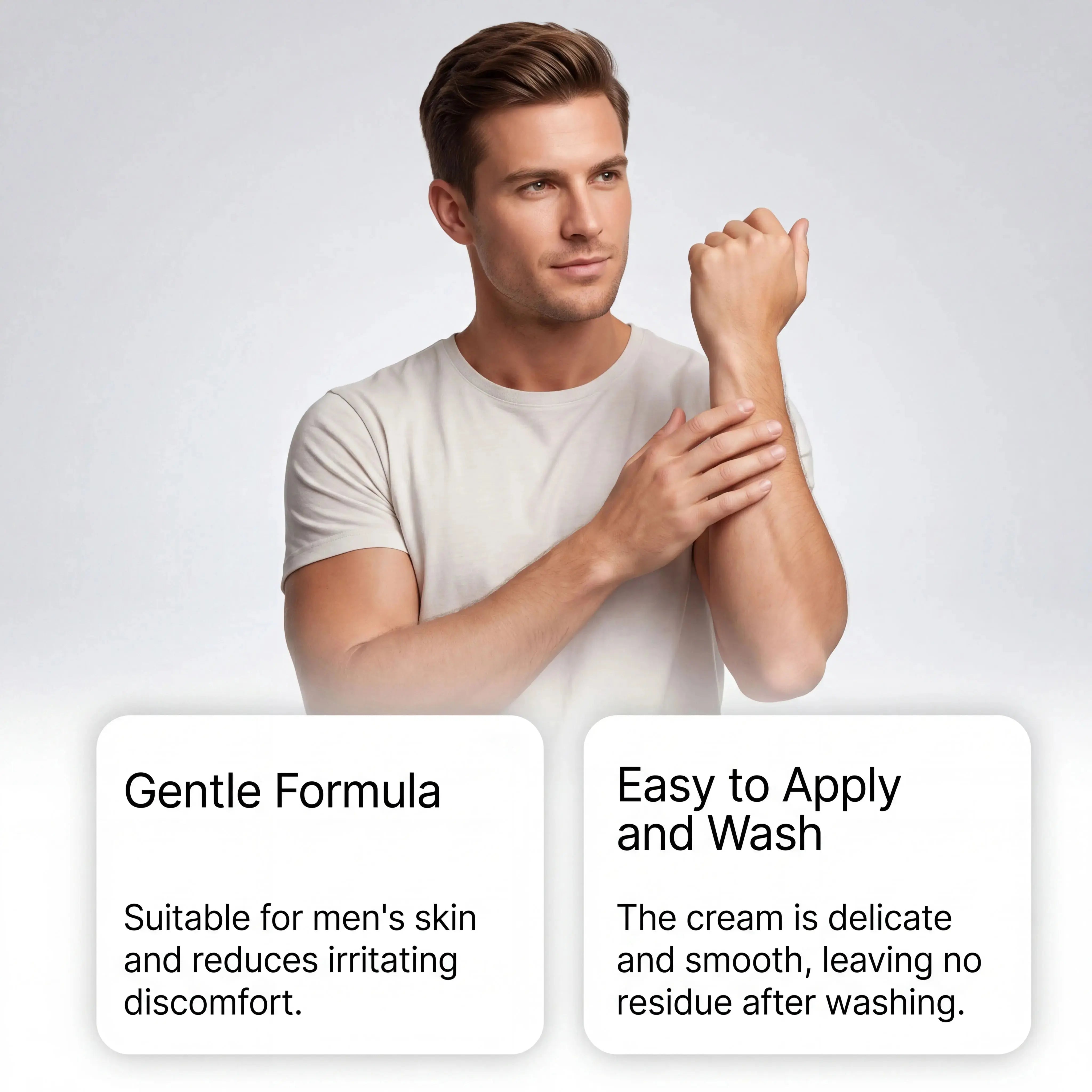 Fast-Acting Men's Hair Removal Cream