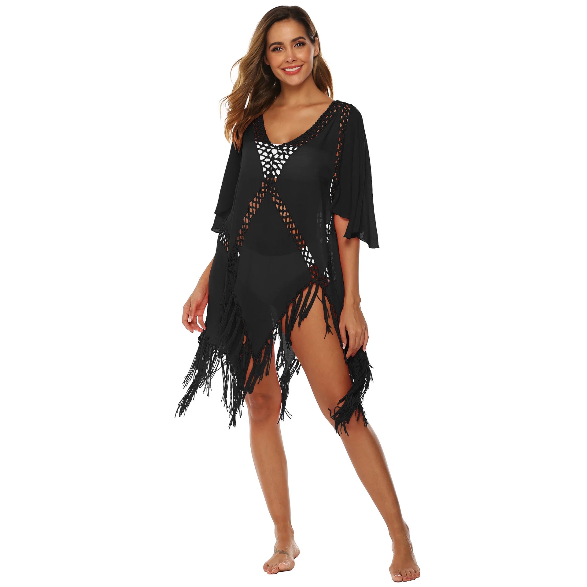 Backless Tassel Beach Dress