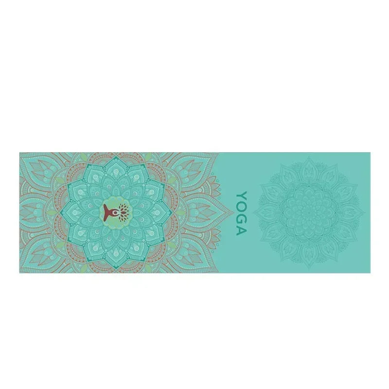 Fleece Yoga Towel Sweat Absorbent Non-Slip Fitness Mat