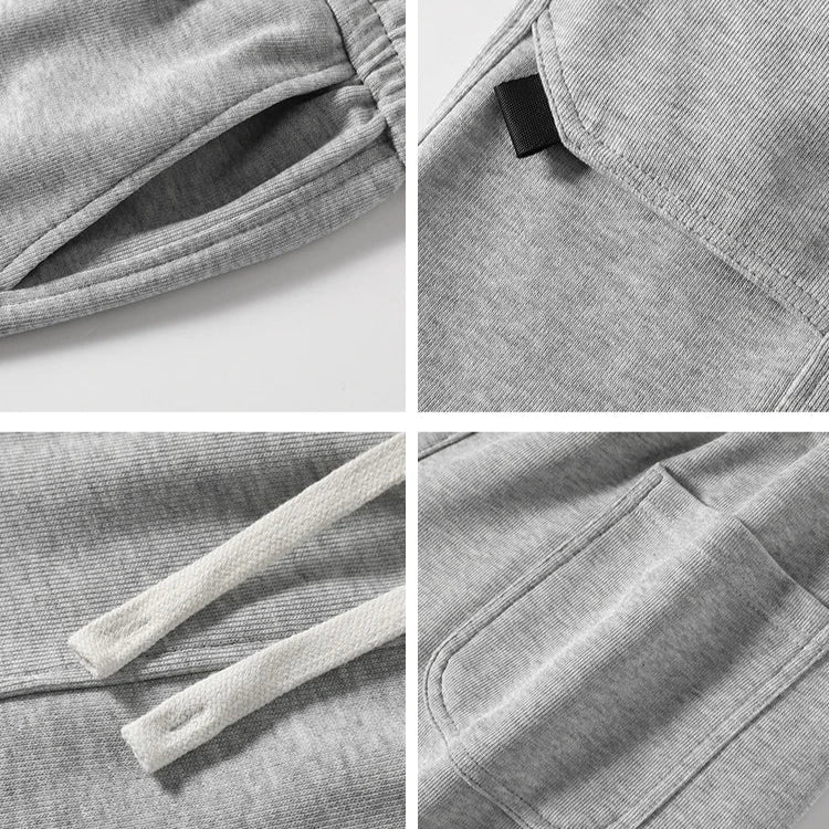 Cotton Knit Drawstring Shorts