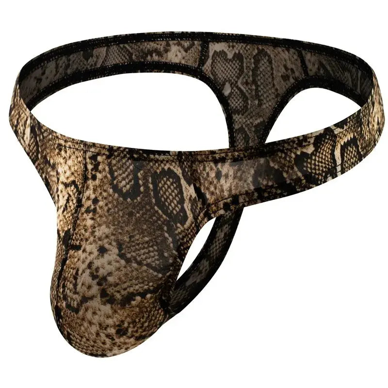 Leopard Print Thong Underwear