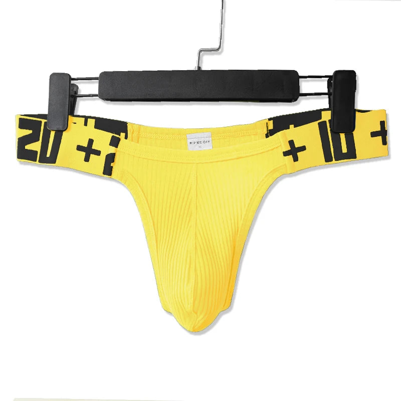 Breathable Low-Rise Cotton Pouch Thong