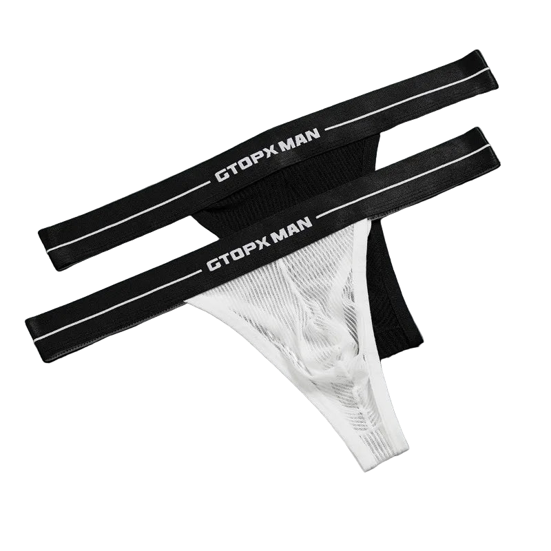Sexy Men's Sheer Mesh Thong