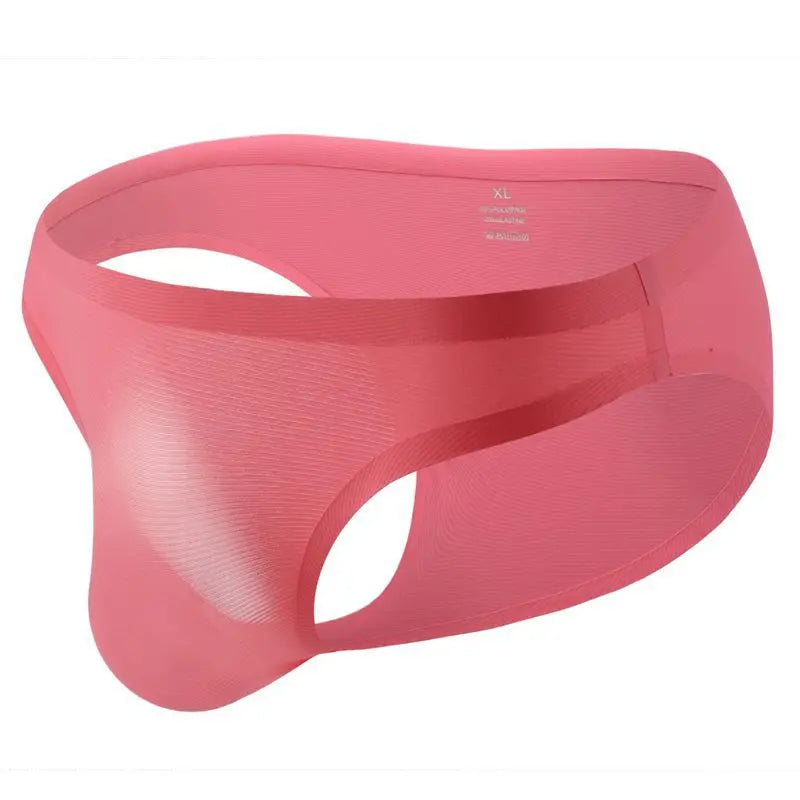 Ice Silk Traceless Low-Waist Briefs